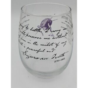 Well Told Sojourner Truth Stemless Wine Glass 12oz Clear History Literature Gift